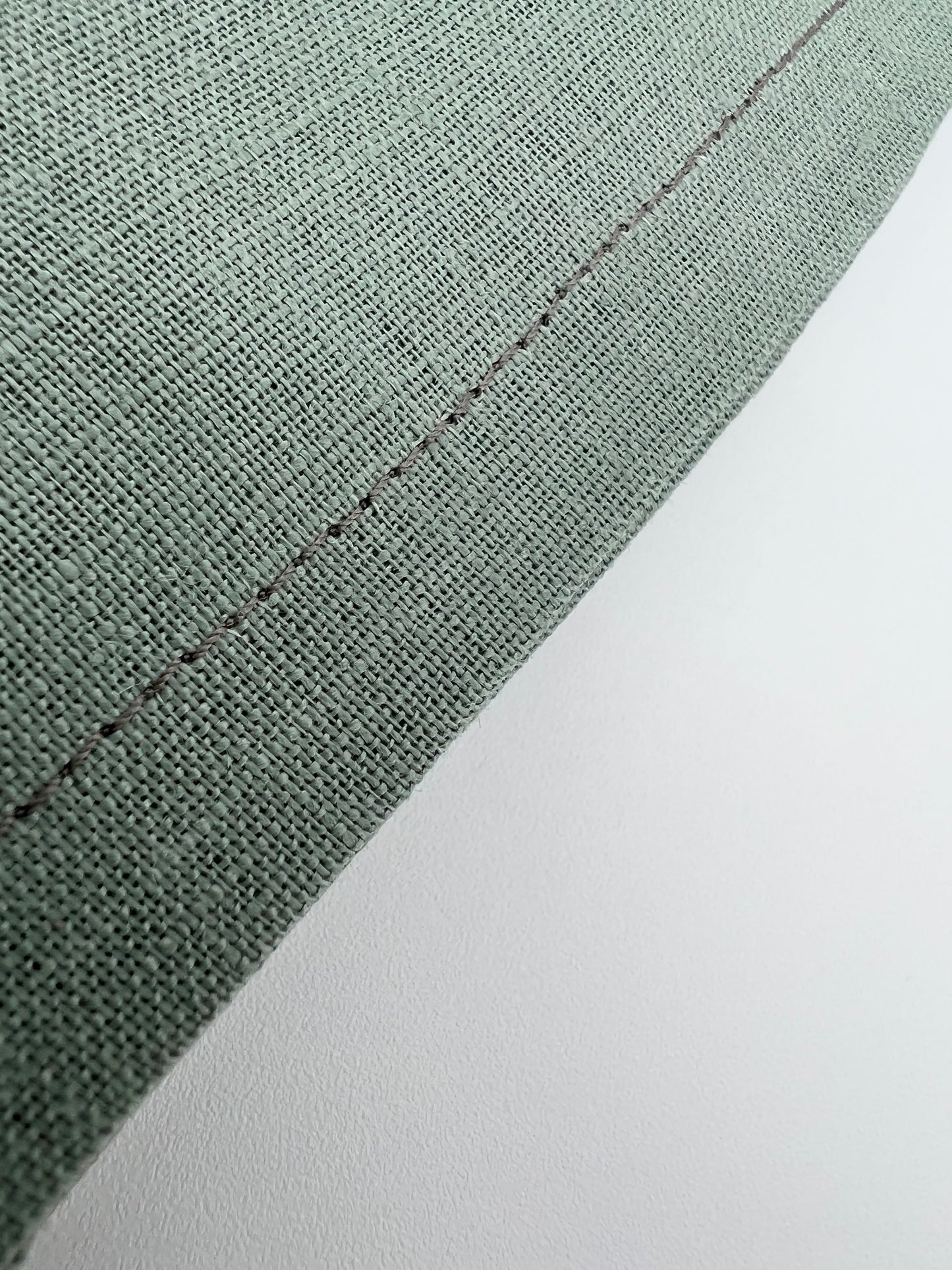 Smokey Sage 100% Linen Tea Towel – Soft Stonewashed Hand Towel