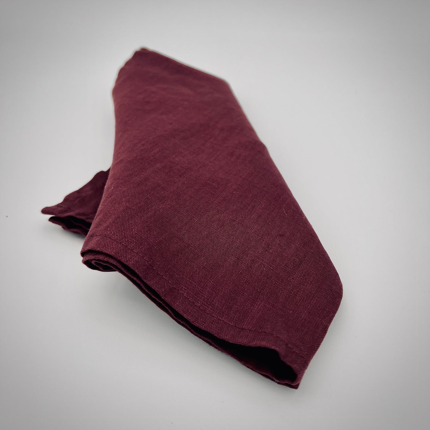 Stonewashed Linen Proofing Towel -Merlot Wine
